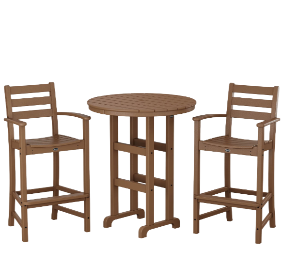 Monterey Bay 3-Piece Round Bar Set (Tree House)