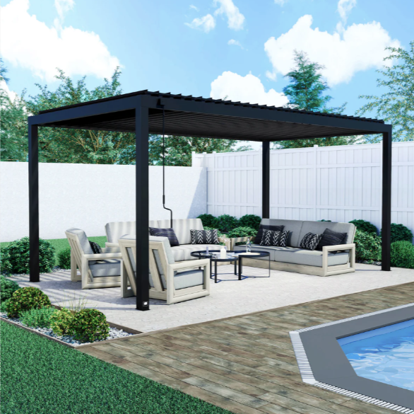 Swim Spa Louvered Pergolas