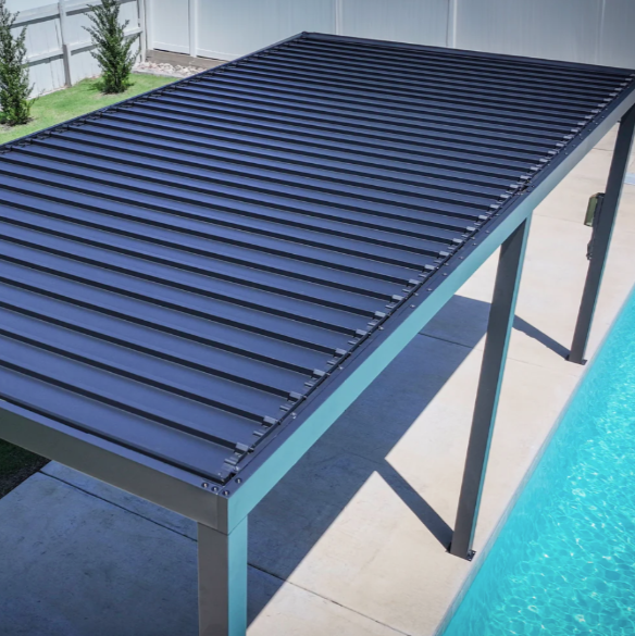 Swim Spa Louvered Pergolas