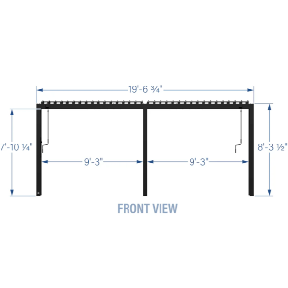 Swim Spa Louvered Pergolas