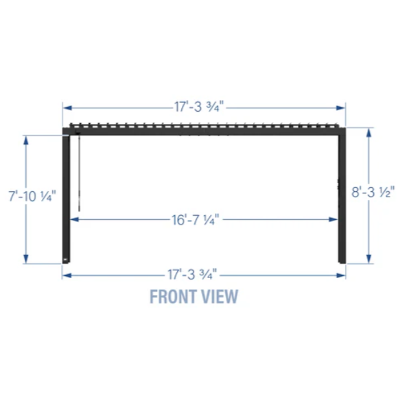 Swim Spa Louvered Pergolas